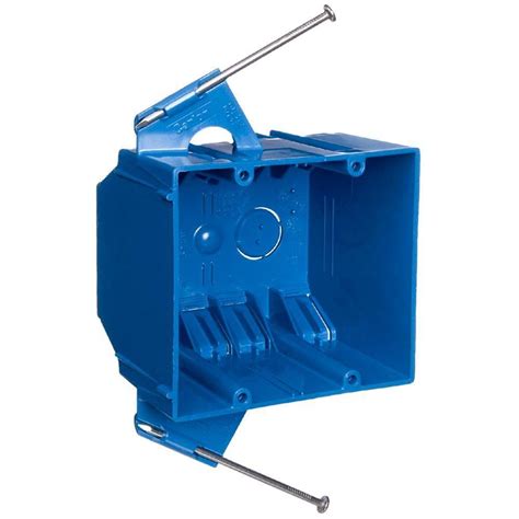 2 gang electrical box shallow|2 gang outlet box dimensions.